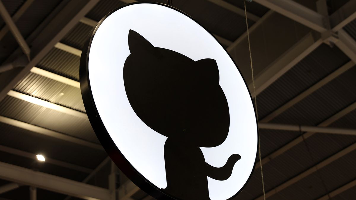 GitHub Inc. signage during the Singapore FinTech Festival in Singapore, on Thursday, Nov. 16, 2023.