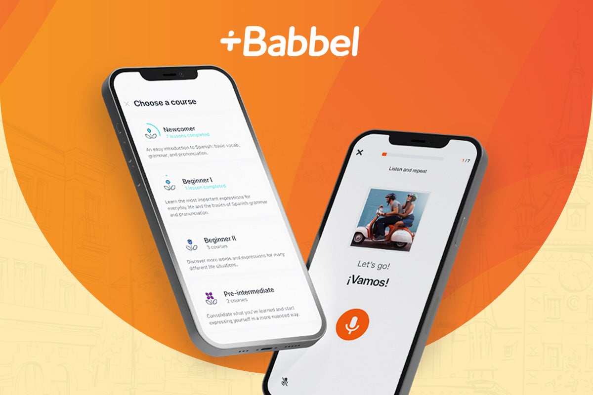 Learn a new language in record time with Babbel.  Now at $140