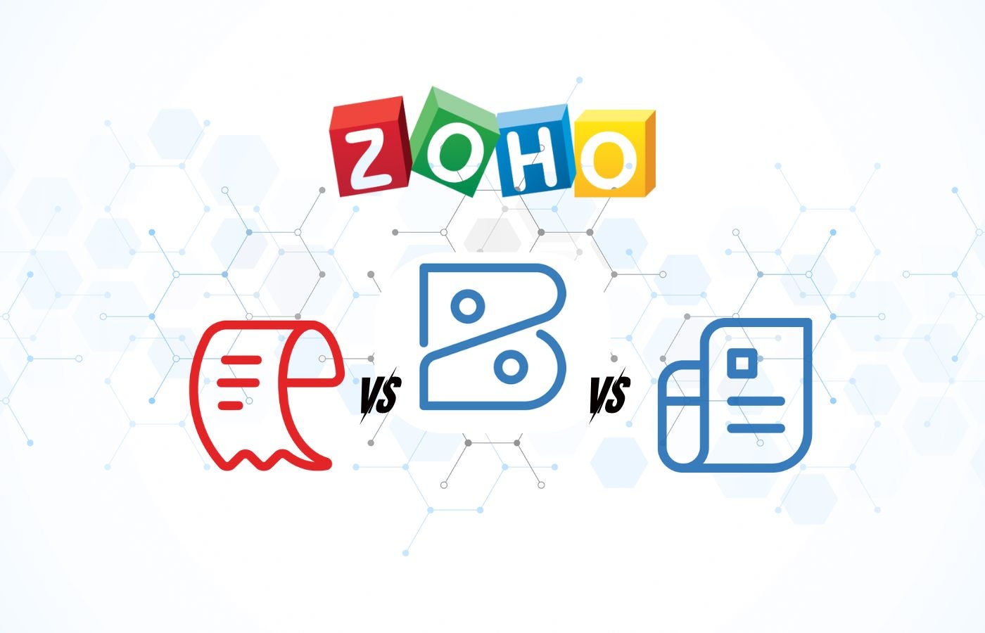 Zoho Books, Zoho Invoice, and Zoho Expense Comparison